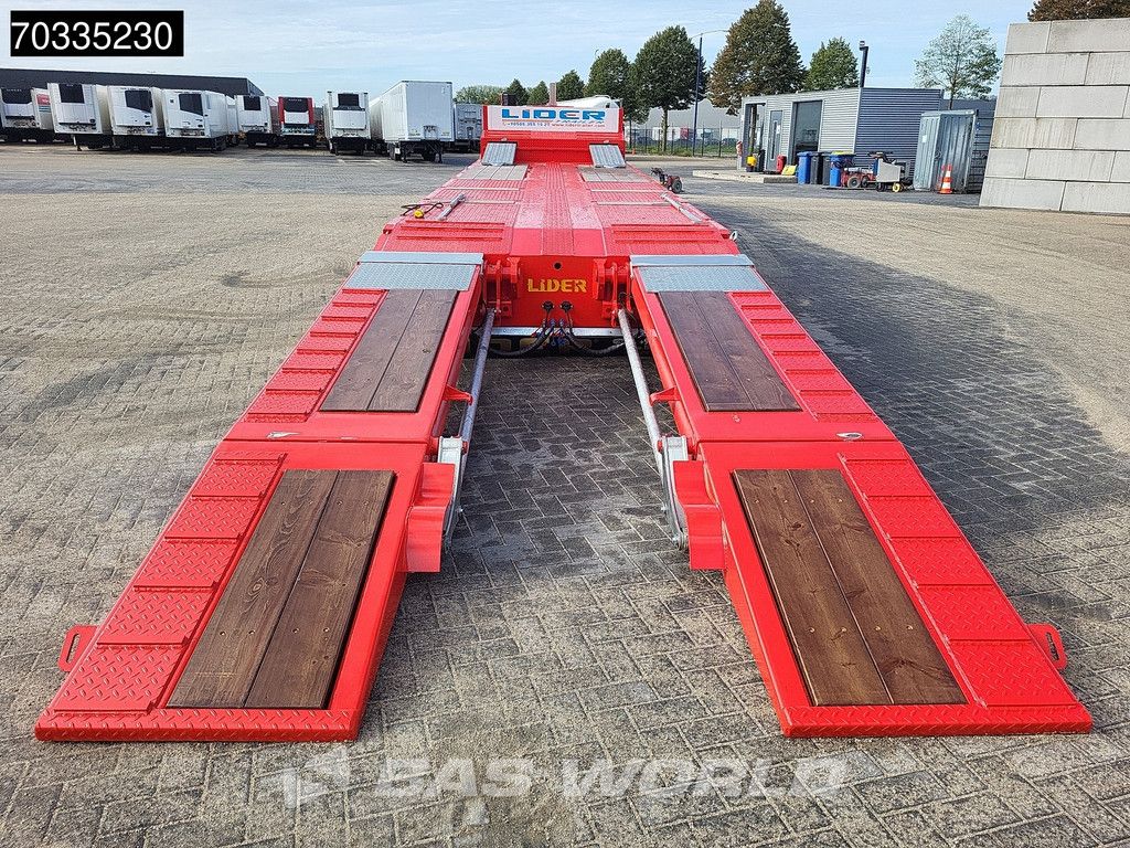 Lider Yar? römork 3 Achsen New 1xSteering 1x Liftaxle Ramps