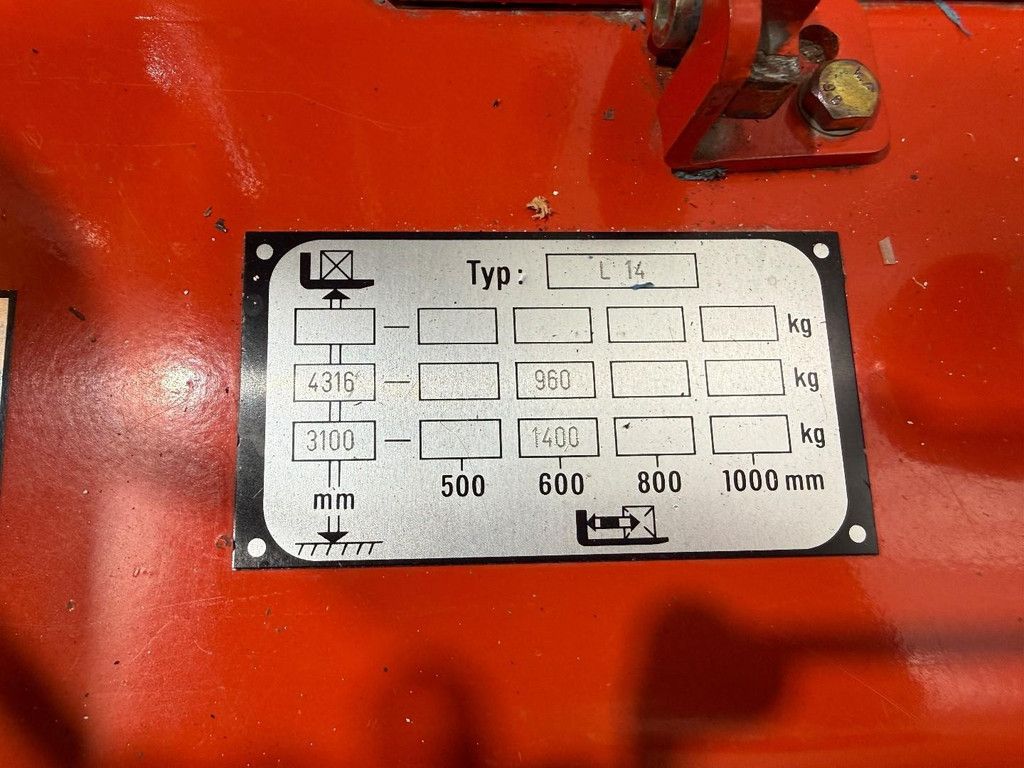 Linde L14 Triplex 336UUR! Freelift 4,3M HL1212