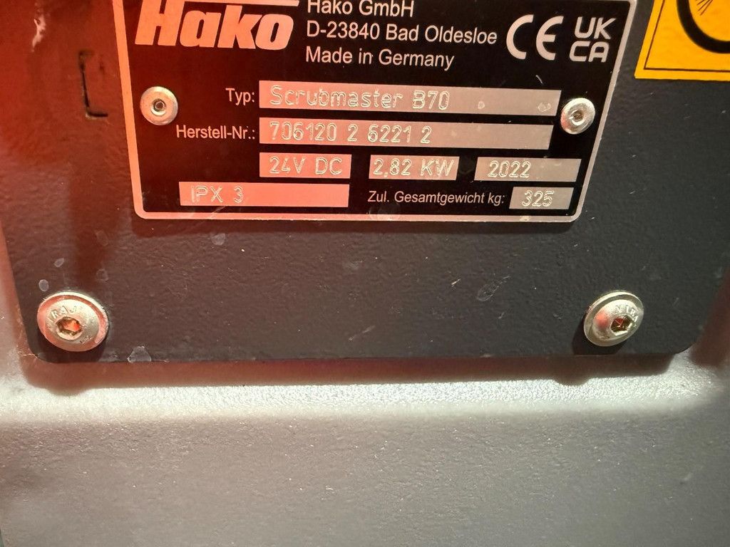 Hako Partij Schrobmachines 6 stuks HL1222