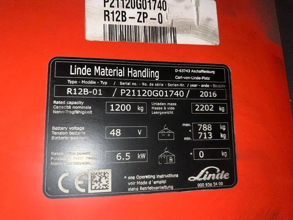 Linde R12B reach HL1044