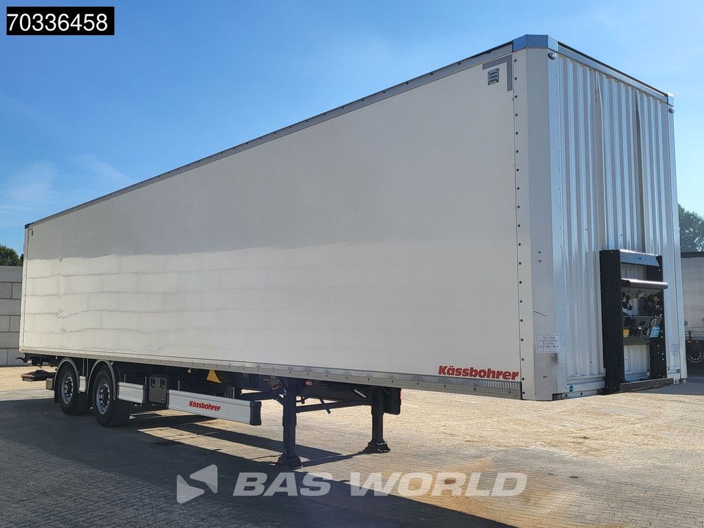 Kässbohrer XJ2 2 Achsen Tailgate Lift + Steering Axle NL Trailer