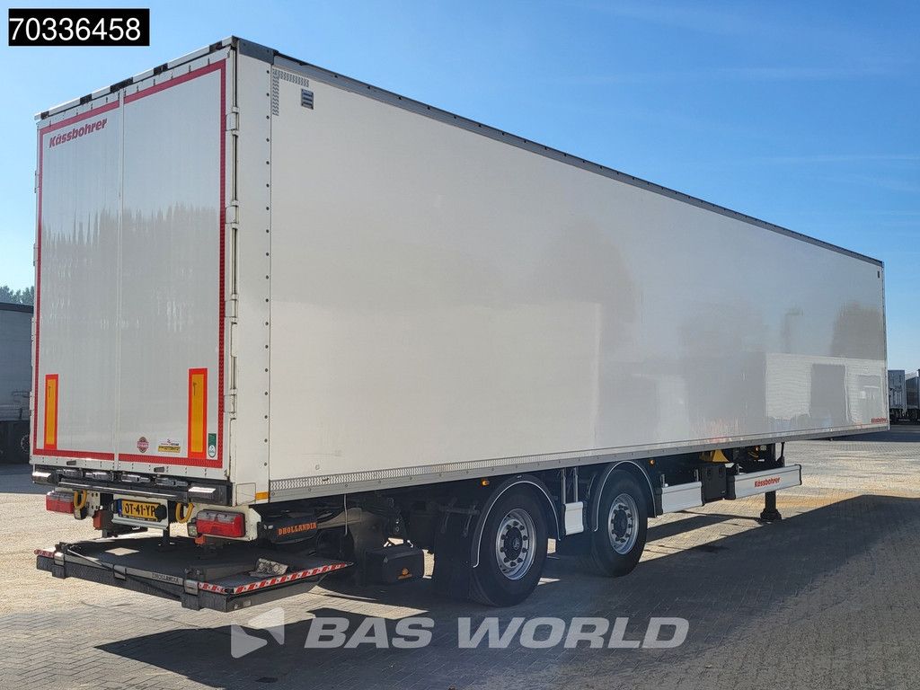 Kässbohrer XJ2 2 Achsen Tailgate Lift + Steering Axle NL Trailer
