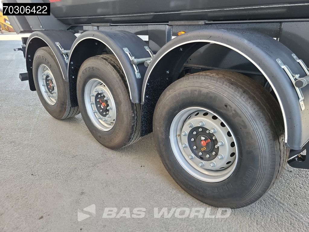 Vega Yan romönk 3 Achsen NEW SAF Lift Axle 24m3