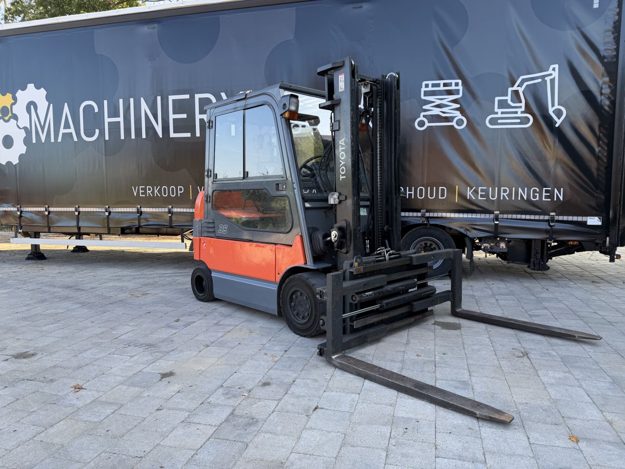 Toyota 7FBMF35 3500kg bj 2013 spreider! Elektrische heftruck