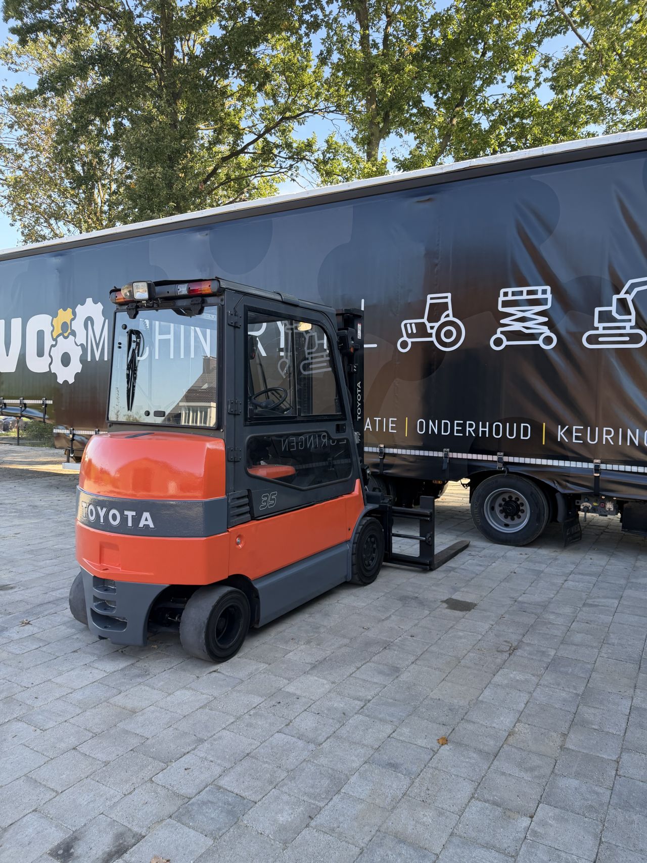 Toyota 7FBMF35 3500kg bj 2013 spreider! Elektrische heftruck