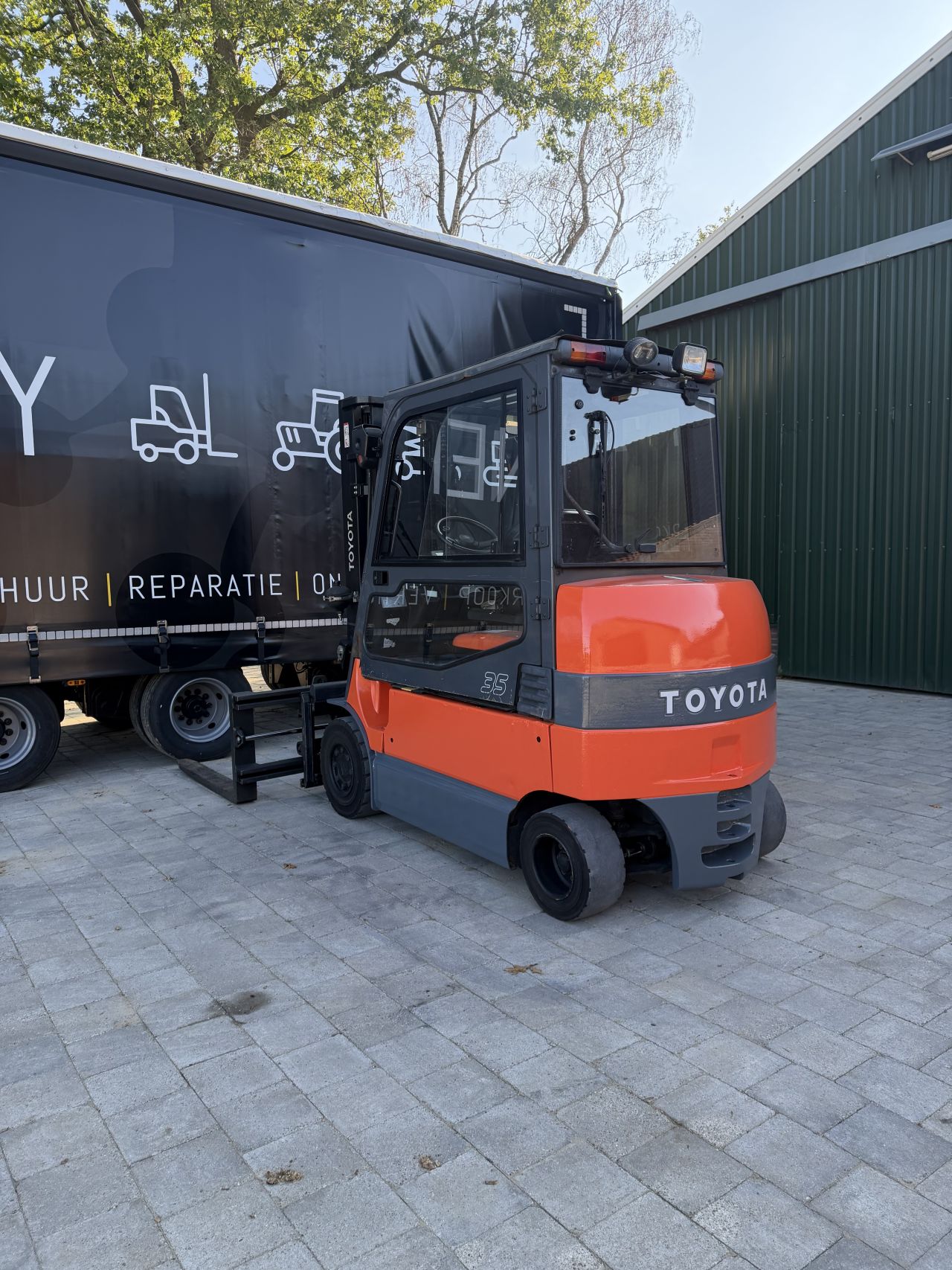 Toyota 7FBMF35 3500kg bj 2013 spreider! Elektrische heftruck