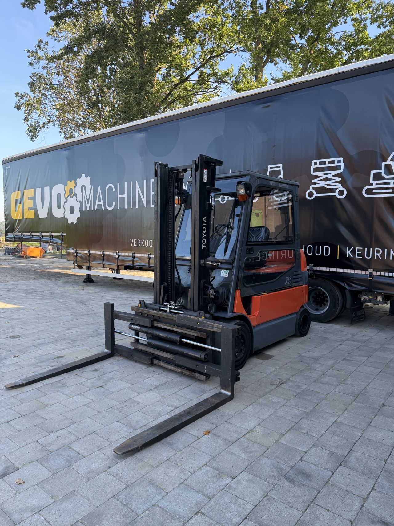 Toyota 7FBMF35 3500kg bj 2013 spreider! Elektrische heftruck