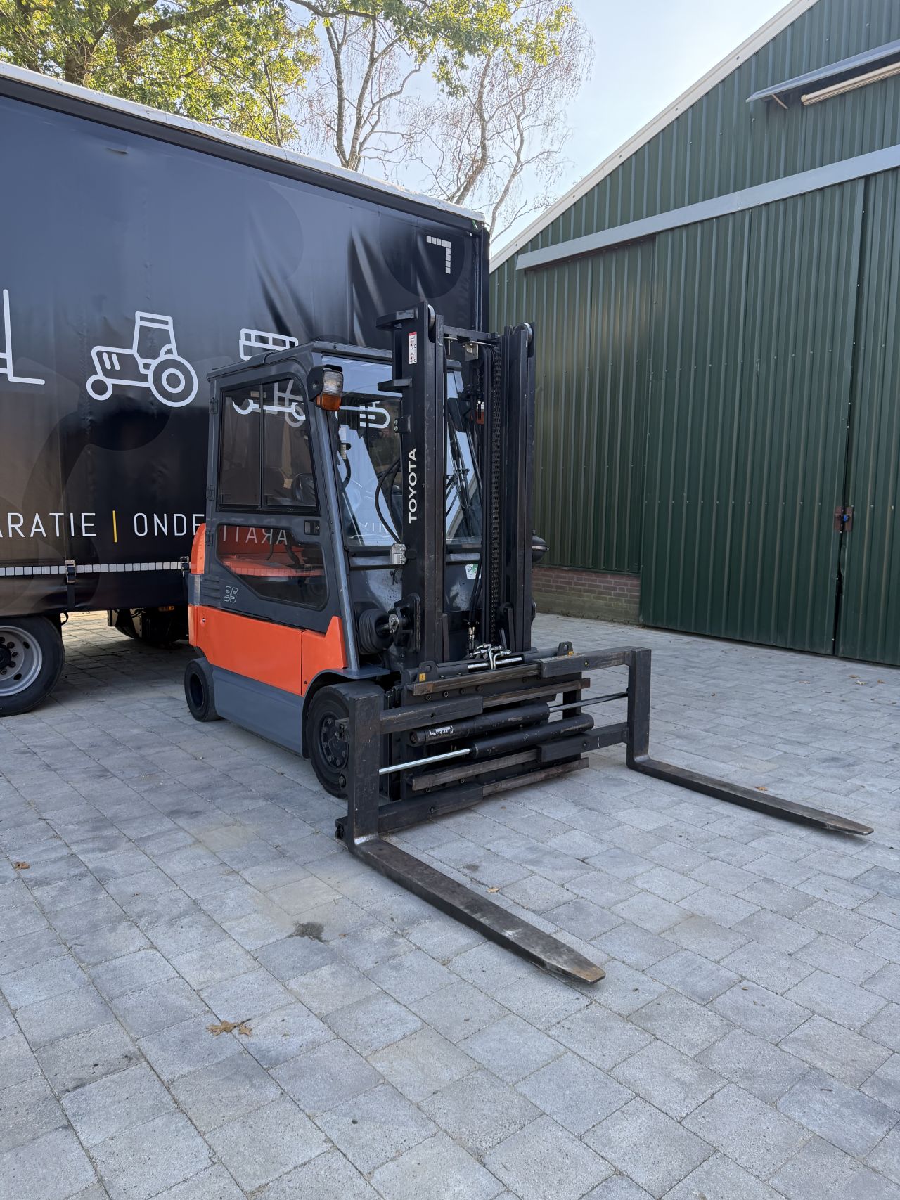 Toyota 7FBMF35 3500kg bj 2013 spreider! Elektrische heftruck