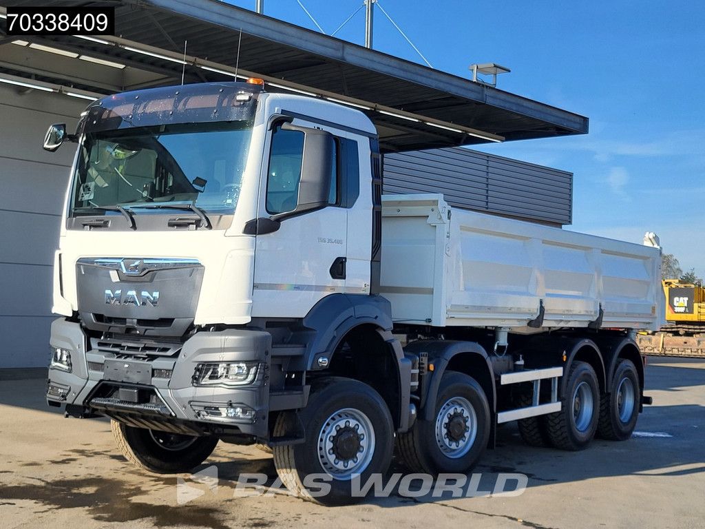 MAN TGS 35.480 8X8 NEW 8x8! 13m3 3-way tipper Steel suspension Big-Axle Automatic Euro 6