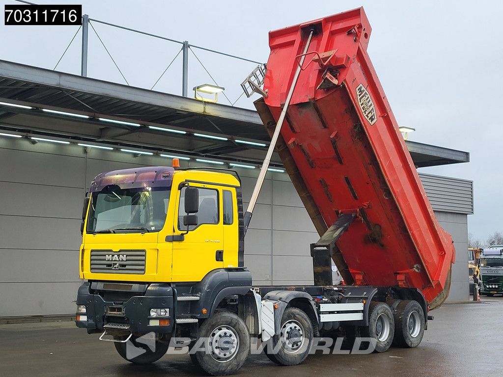 MAN TGA TGA 41.440 8X8 8x8 18m3 Meiller tipper Steelsuspension Big-Axle Manual Euro 4