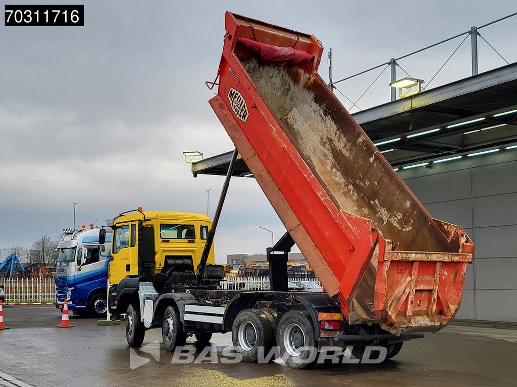 MAN TGA TGA 41.440 8X8 8x8 18m3 Meiller tipper Steelsuspension Big-Axle Manual Euro 4