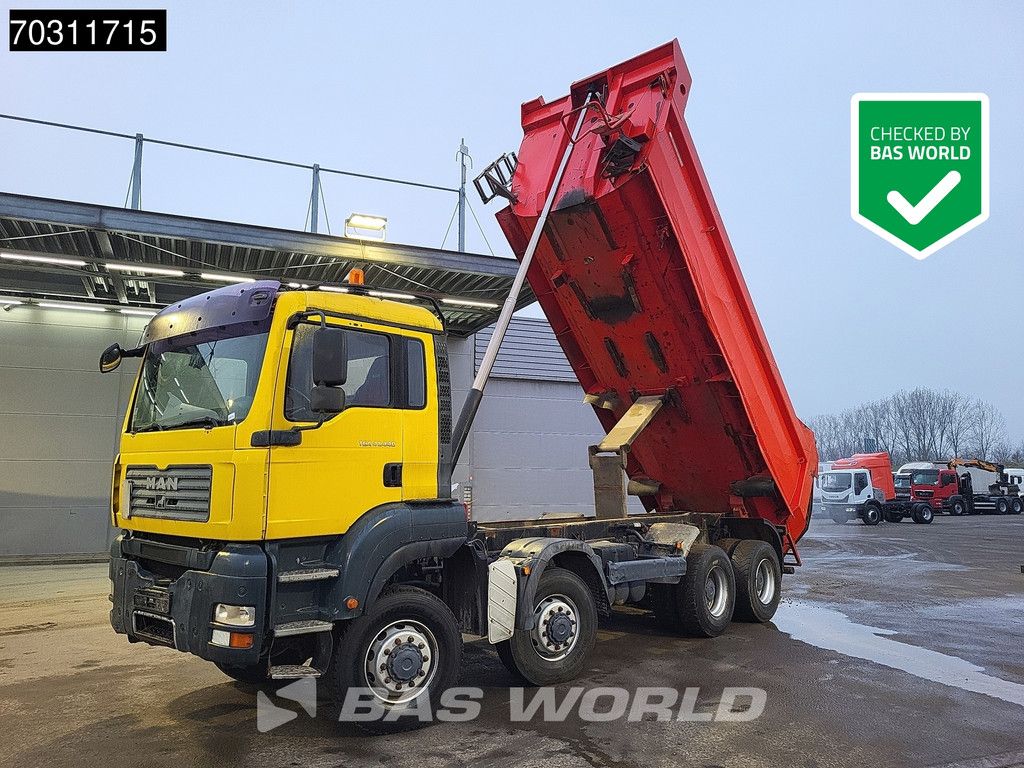 MAN TGA TGA 41.440 8X8 18m3 Meiller Tipper Steelsuspension 8x8 Big-Axle Manual Euro 4