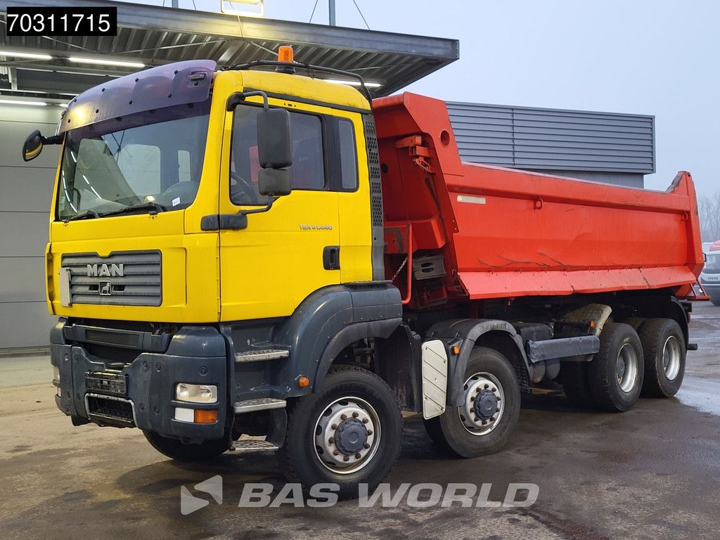 MAN TGA TGA 41.440 8X8 18m3 Meiller Tipper Steelsuspension 8x8 Big-Axle Manual Euro 4