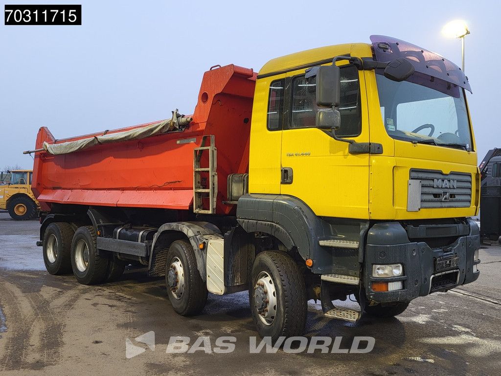MAN TGA TGA 41.440 8X8 18m3 Meiller Tipper Steelsuspension 8x8 Big-Axle Manual Euro 4