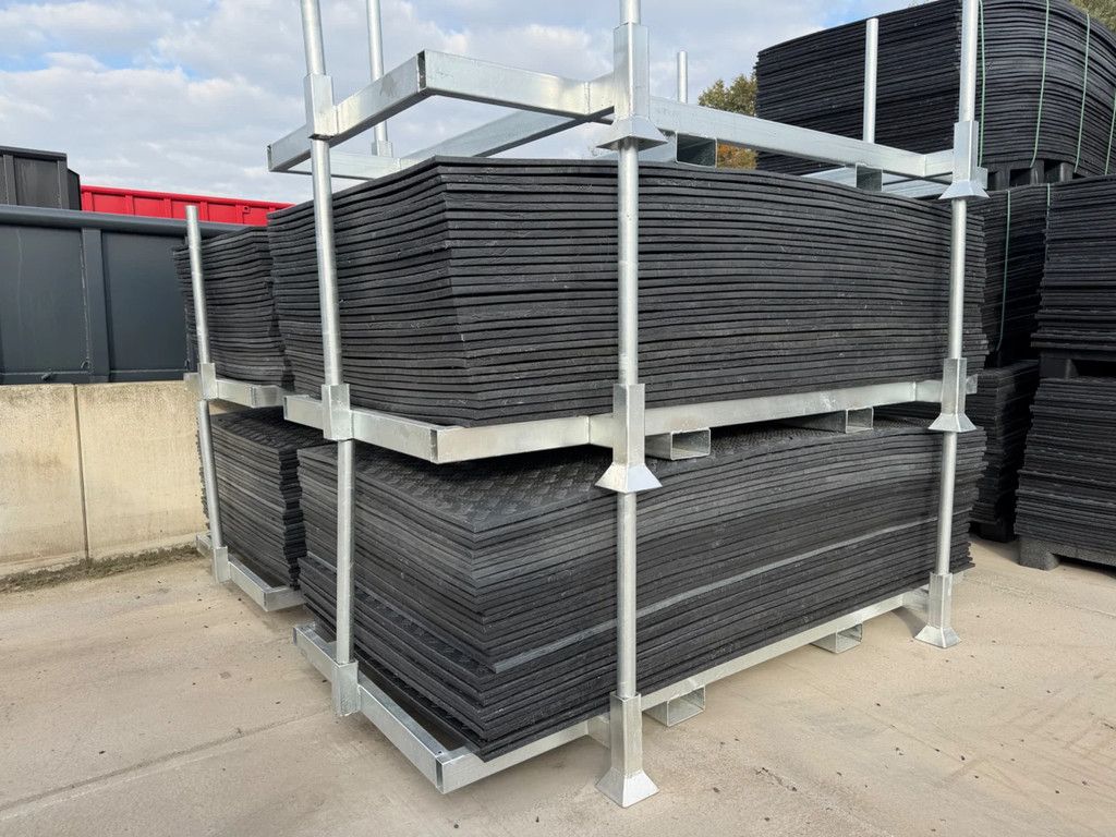Sidalco Stapelbox + rijplaten 30st 240x120x1,5cm