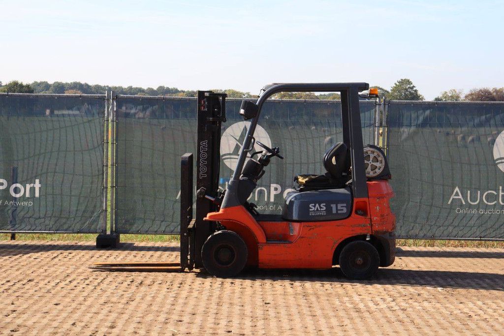 Forklift Toyota 42-7FGF15 LPG 1500kg 3.0m 1999