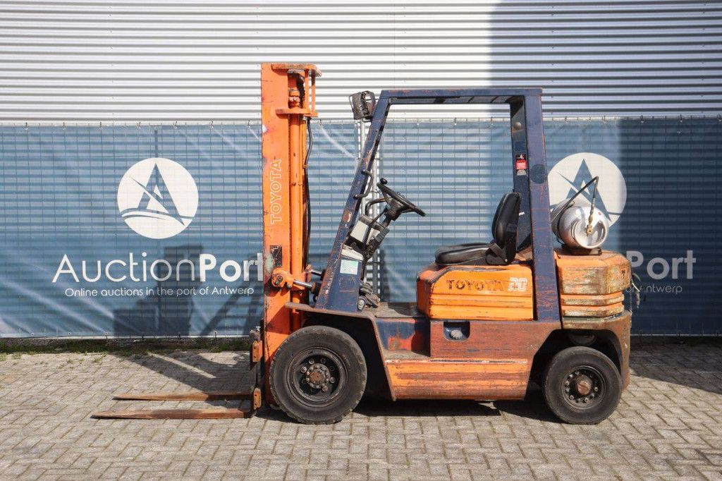 Forklift Toyota 42 5F GF 20 LPG 2500kg 3.0m 1989