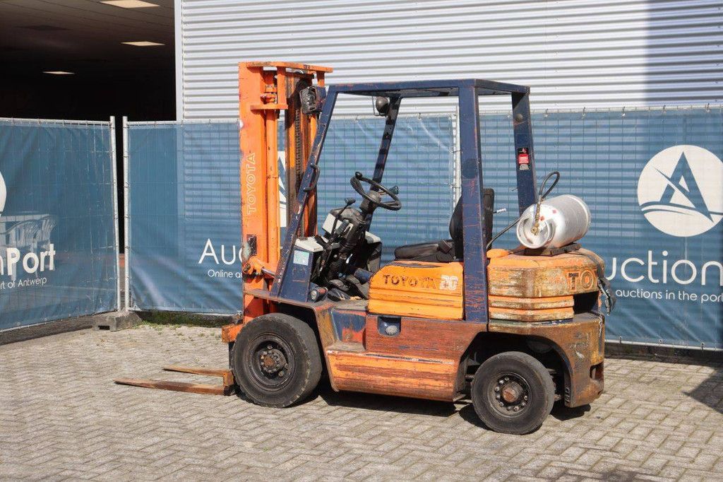Forklift Toyota 42 5F GF 20 LPG 2500kg 3.0m 1989