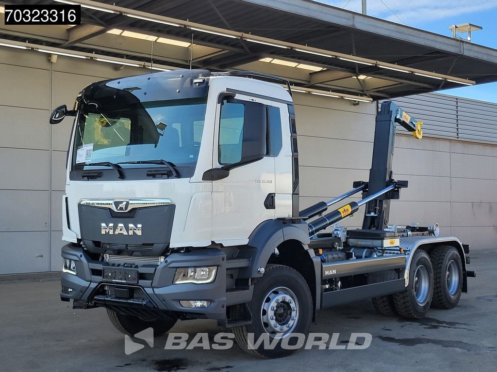 MAN TGS 33.480 6X4 NEW! HYVA 20-53-S Big-Axle 3900mm WB Full Steel suspension Automatic Euro 6