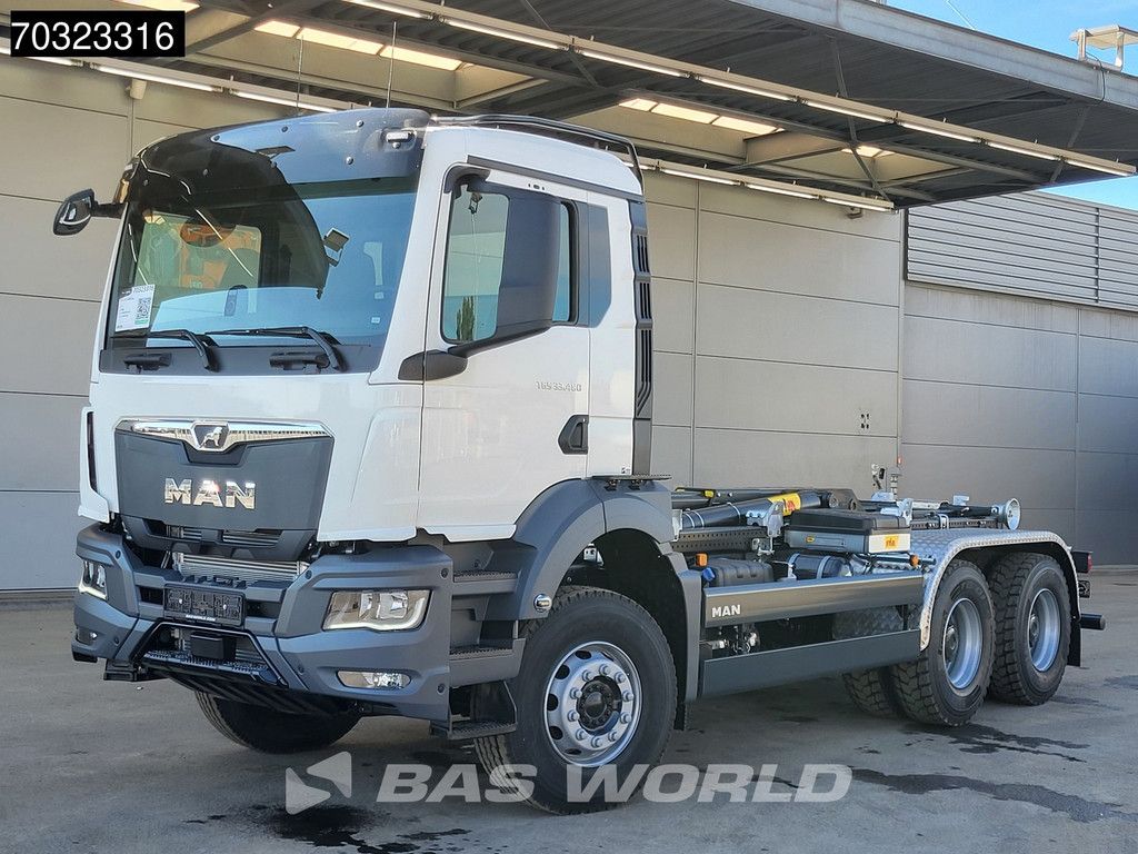 MAN TGS 33.480 6X4 NEW! HYVA 20-53-S Big-Axle 3900mm WB Full Steel suspension Automatic Euro 6