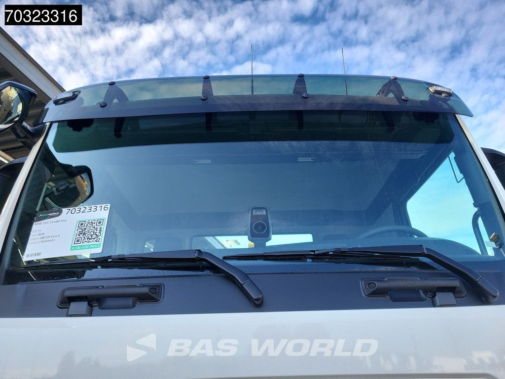 MAN TGS 33.480 6X4 NEW! HYVA 20-53-S Big-Axle 3900mm WB Full Steel suspension Automatic Euro 6