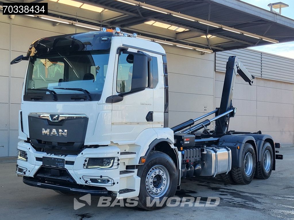 MAN TGS 26.520 6X4 NEW! HIAB OPT20S56 containersystem Big-Axle Steelsuspension Manual Euro 6