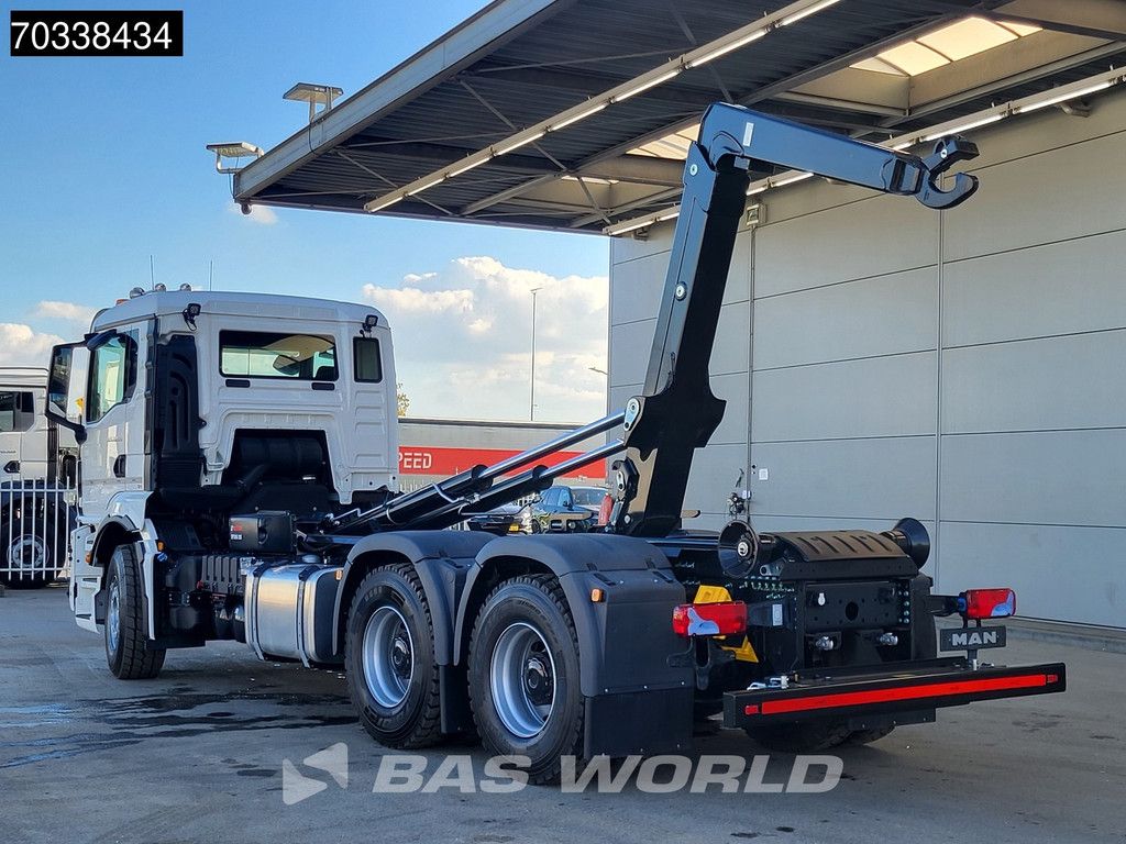 MAN TGS 26.520 6X4 NEW! HIAB OPT20S56 containersystem Big-Axle Steelsuspension Manual Euro 6