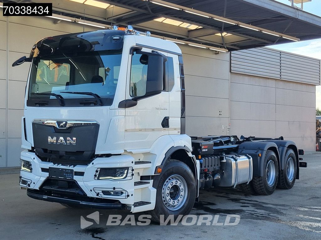 MAN TGS 26.520 6X4 NEW! HIAB OPT20S56 containersystem Big-Axle Steelsuspension Manual Euro 6