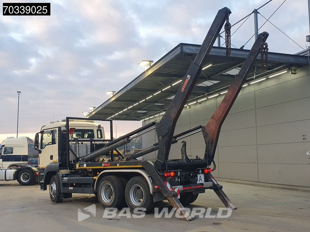 MAN TGS 26.460 6X4 Full Steel Big-Axle Hiab Skip Loader Euro 6