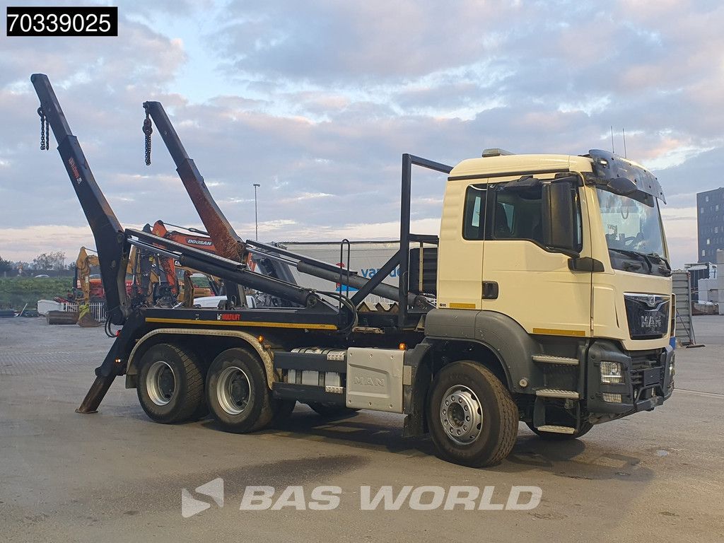 MAN TGS 26.460 6X4 Full Steel Big-Axle Hiab Skip Loader Euro 6