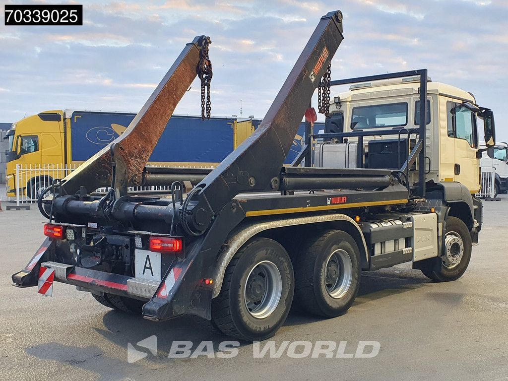 MAN TGS 26.460 6X4 Full Steel Big-Axle Hiab Skip Loader Euro 6