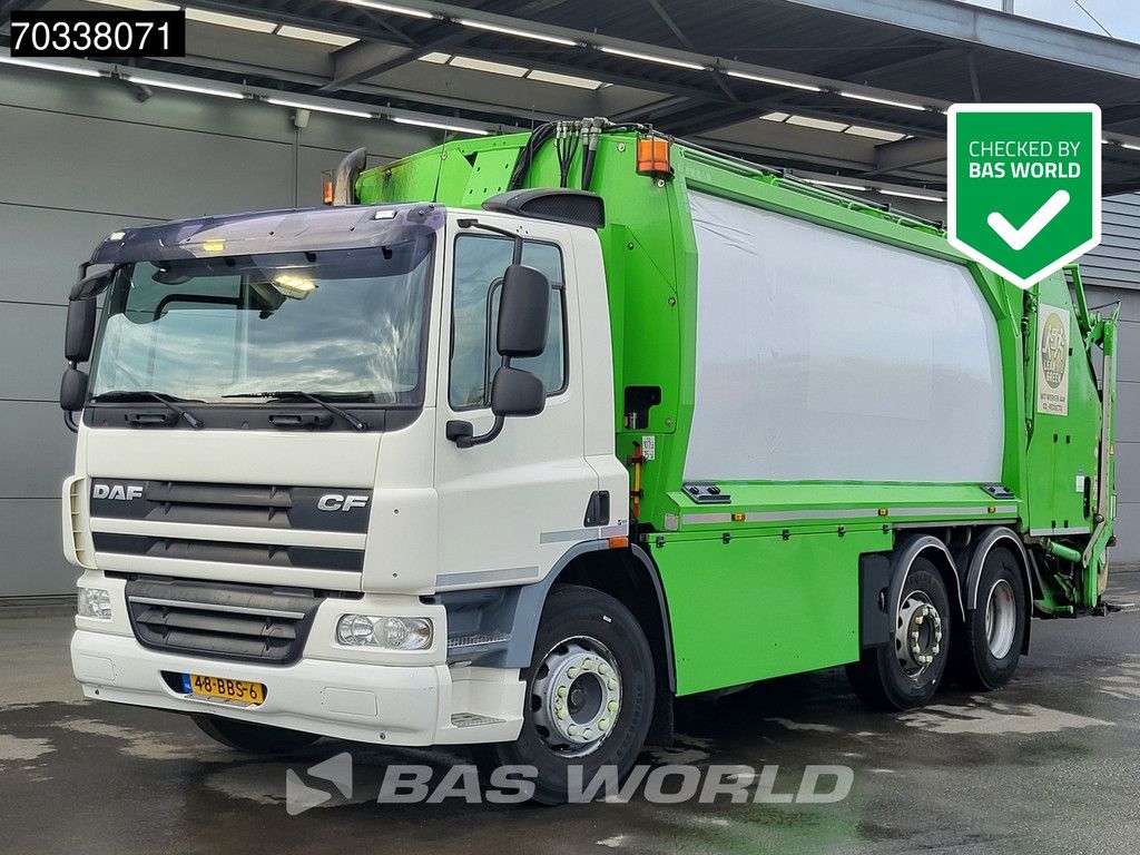 DAF CF75.250 6X2 NL-Truck APK Geesink Norba GPM III V22H25 Steering Axle Euro 5