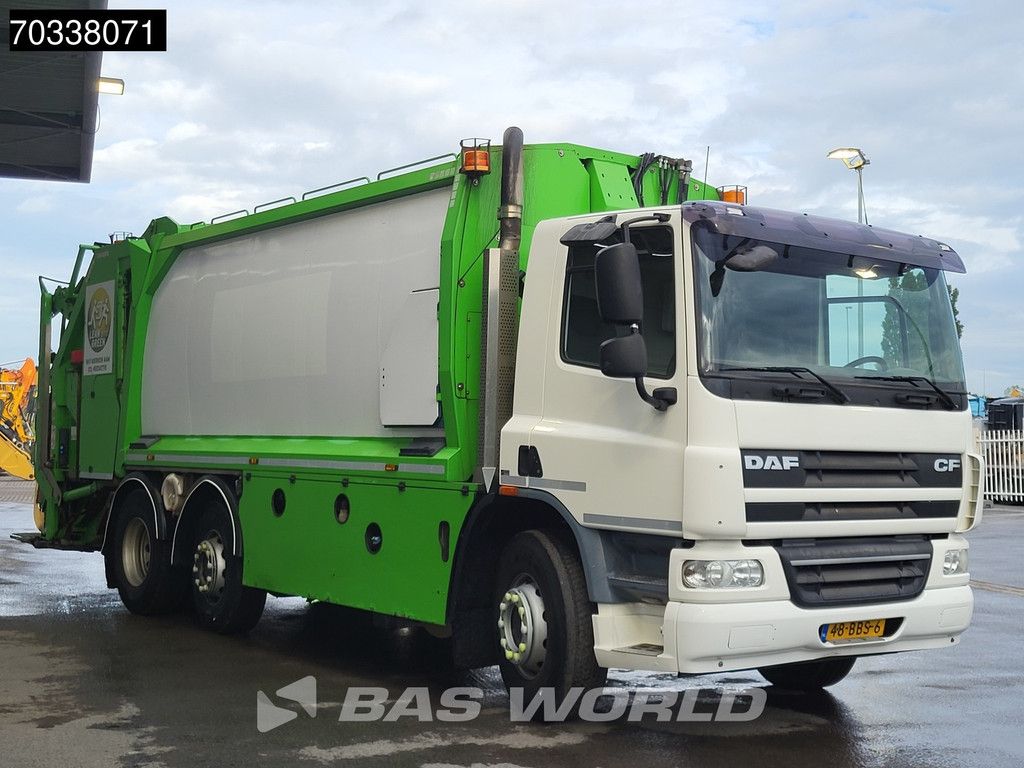 DAF CF75.250 6X2 NL-Truck APK Geesink Norba GPM III V22H25 Steering Axle Euro 5