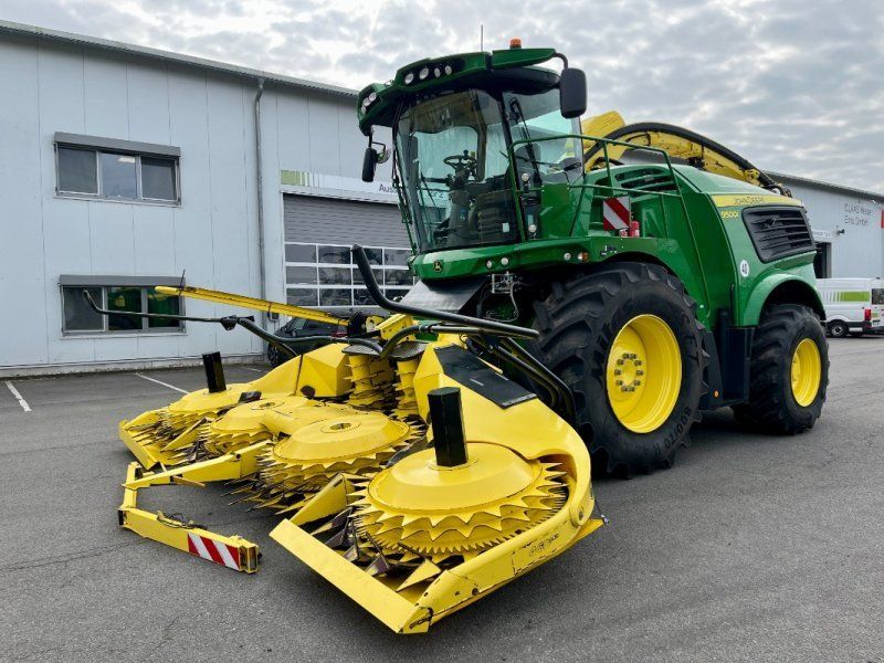 John Deere 9500 i, KEMPER 460 Plus, Pick Up KEMPER 639 Premium, nur 1.039 h