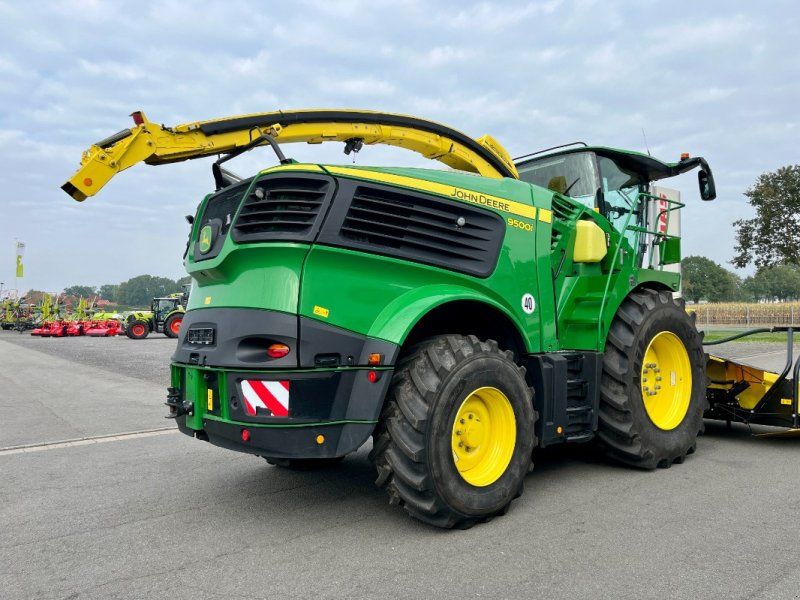 John Deere 9500 i, KEMPER 460 Plus, Pick Up KEMPER 639 Premium, nur 1.039 h