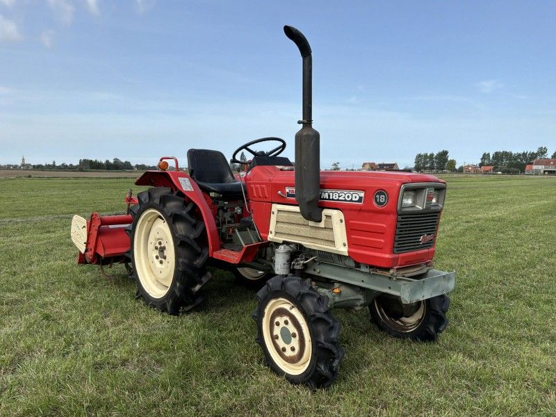 Yanmar YM1820D vierwielaangedreven minitractor met grondfrees