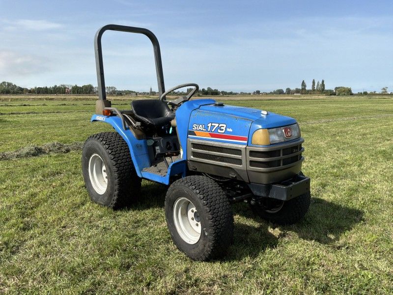 Iseki Sial TF173F four-wheel-drive mini tractor with rotary tiller