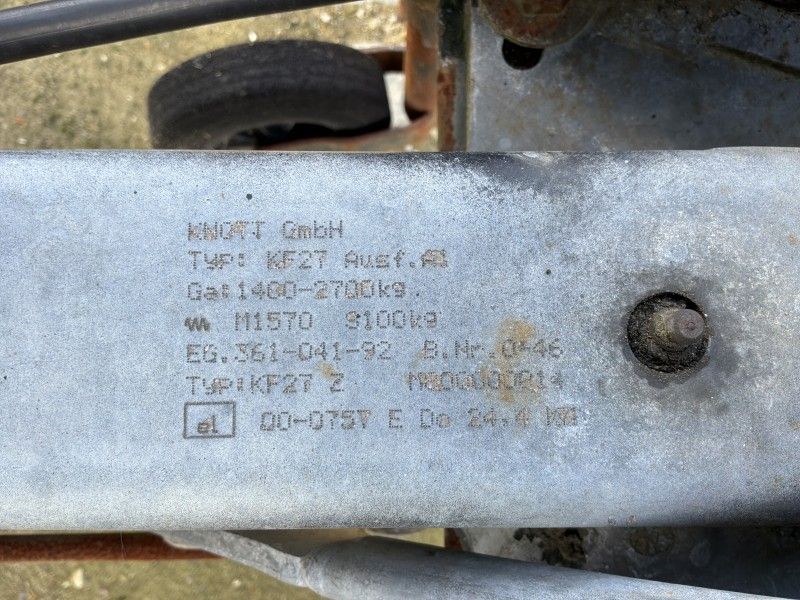 1985 GDW 2500/4000 Pferdeanhänger
