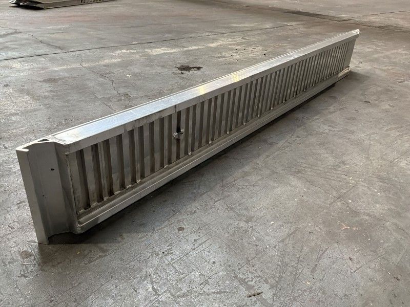 Aluminium-Auffahrrampen mit Haken (unbenutzt) (2 Stück)