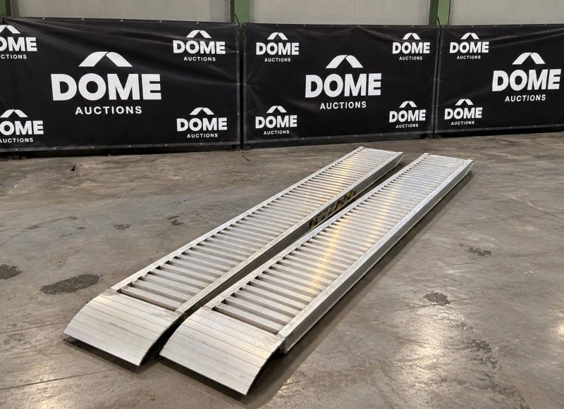 Aluminum ramps (unused) (2)