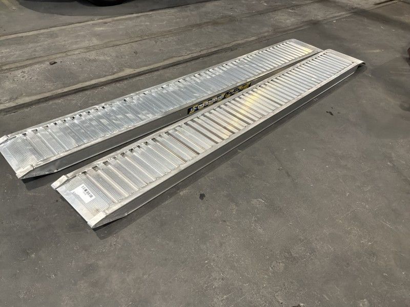 Aluminum ramps (unused) (2)