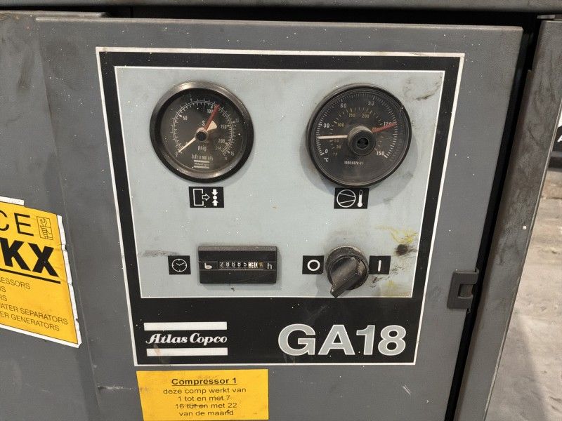 1996 Atlas Copco GA 18 SP Schraubenkompressor