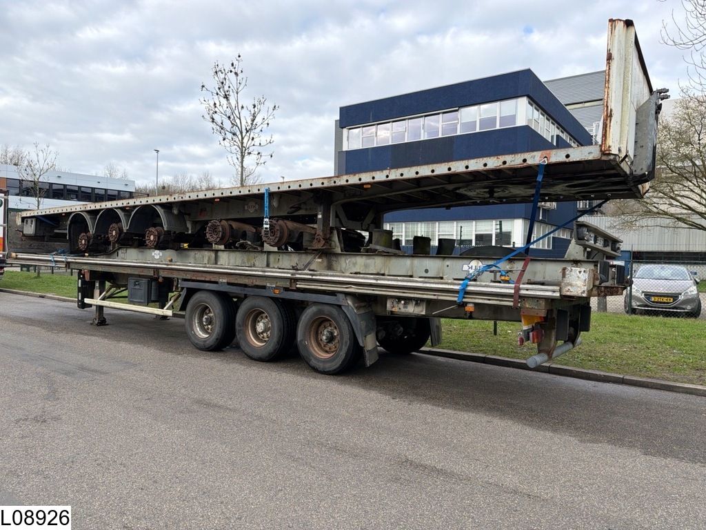 Trailor open laadbak 4 open-top trailers.