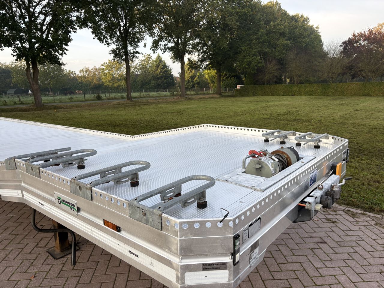 Be oplegger 8 TON ambulance auto transporter Veldhuizen