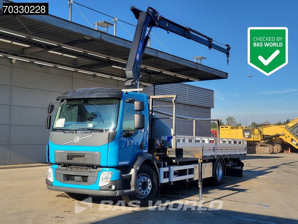 Volvo FL 280 4X2 18tons truck HMF 1120K-RC Crane Kran Full Air Manual Euro 6