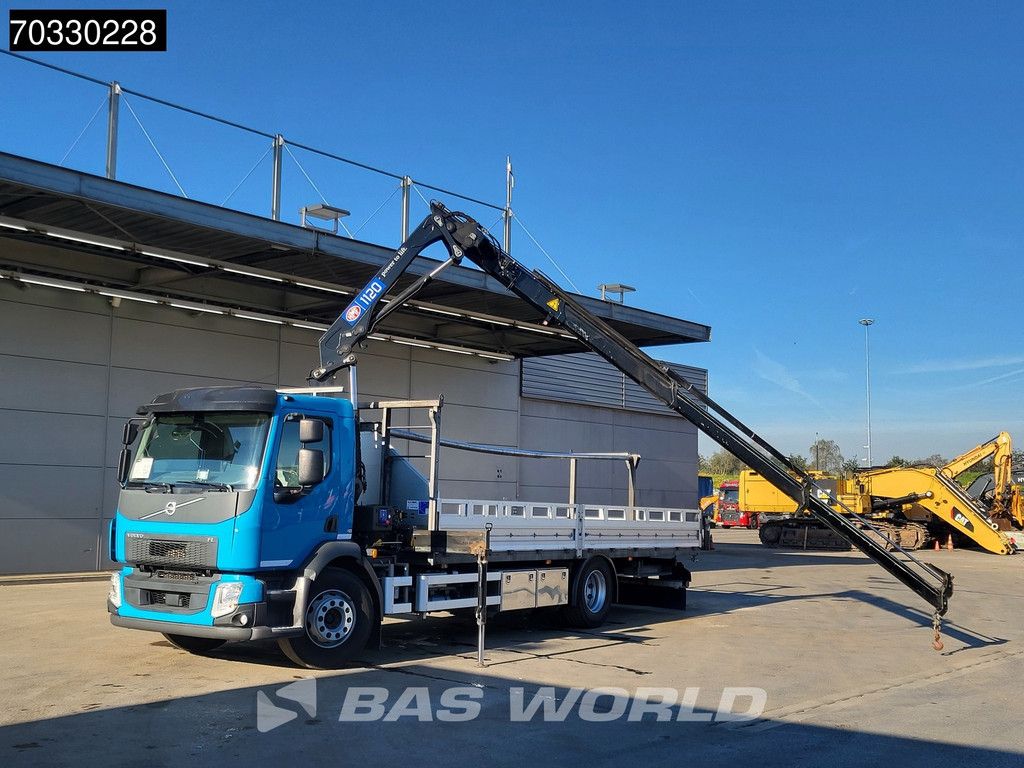 Volvo FL 280 4X2 18tons truck HMF 1120K-RC Crane Kran Full Air Manual Euro 6