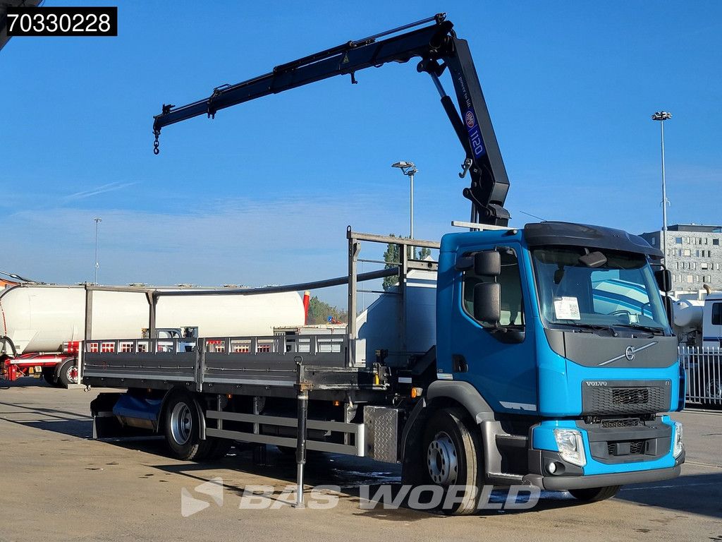 Volvo FL 280 4X2 18tons truck HMF 1120K-RC Crane Kran Full Air Manual Euro 6