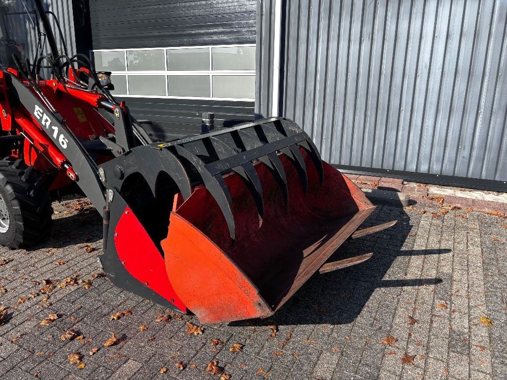 Nette EVERUN ER16 Kniklader/Shovel. Kenteken, 3 aanbouwdelen!