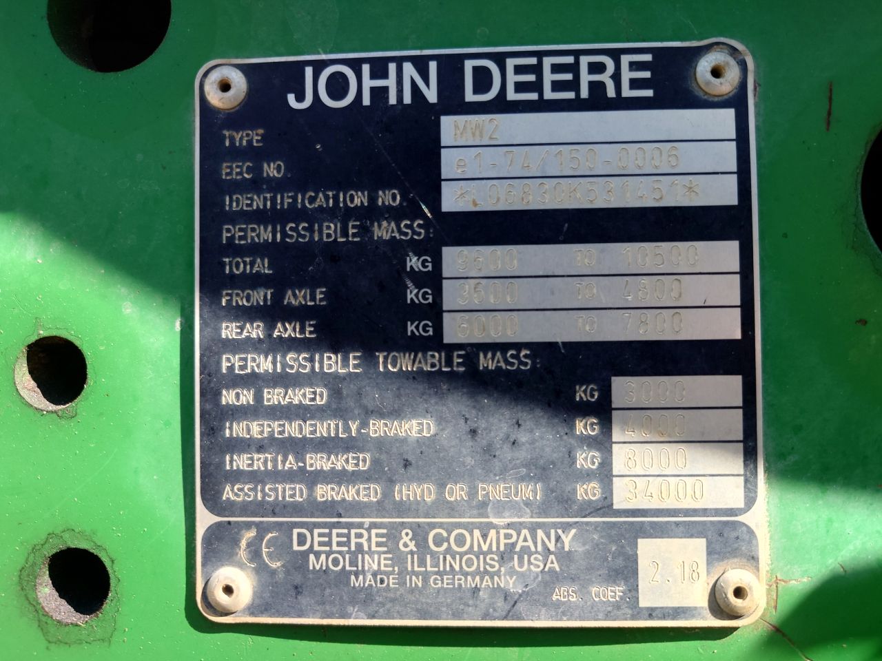 John Deere 6830 Premium