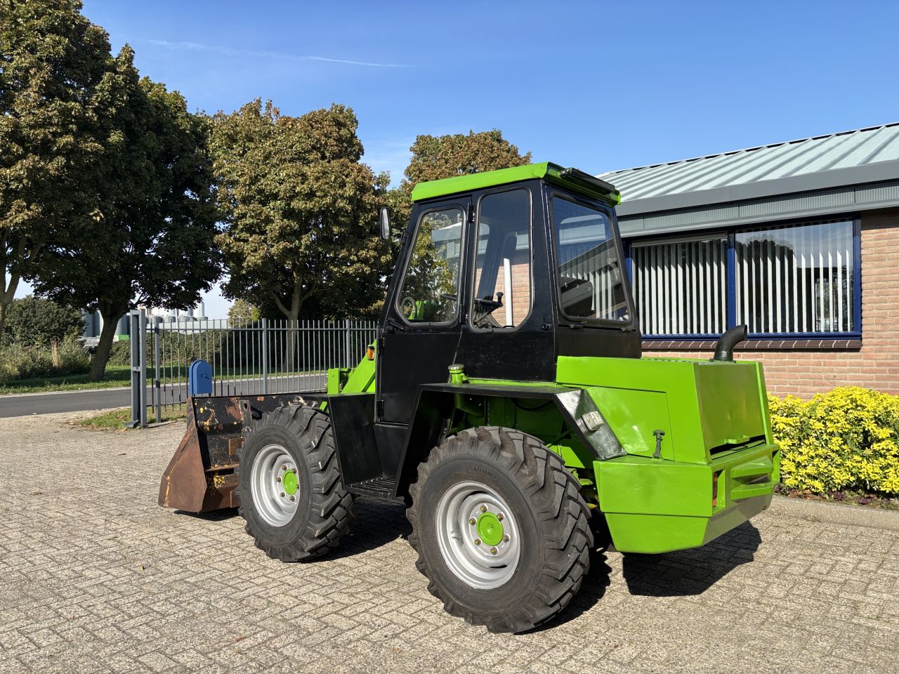 KRAMER 312 S 4wd shovel, snelwissel, bak en vorken